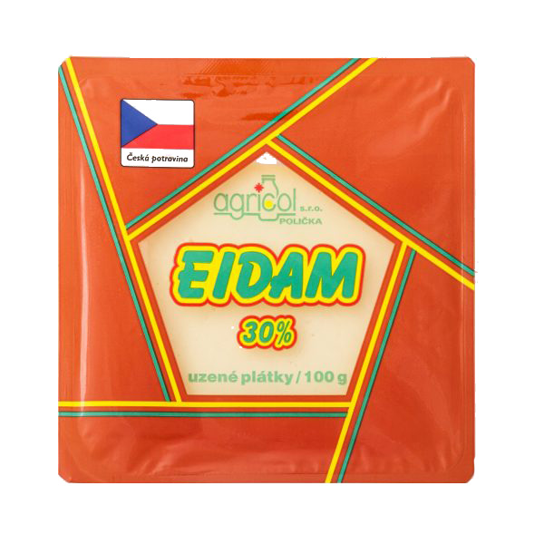 obrázek Eidam sýr uzený plátky (30%) 100&nbsp;g